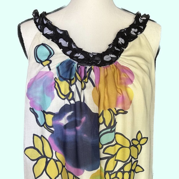 Fun and Flirty Sleeveless Trapeze Mini-Sundress - Picture 2 of 7